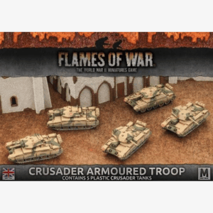 British army Desert Rats Crusader Armoured Troop