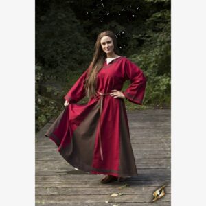 Dress Astrid - Red/Brown - Size XL