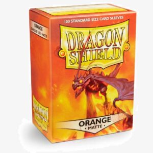 DS Sleeves Standard Matte Orange (100)