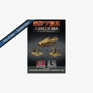 German Army Armoured Panzergrenadier Company HQ