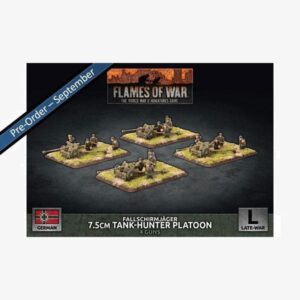 German Army Fallschirmj„ger 7,5cm Tank Hunter Platoon
