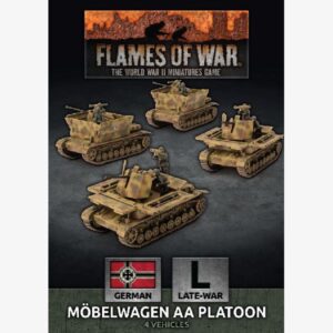 German Army Mobelwagen 3.7cm AA Tank Platoon