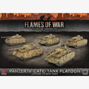 German Army Panzer IV Tank Platoon