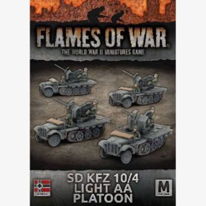 German Army Sd Kfz 10/4 Light AA Platoon
