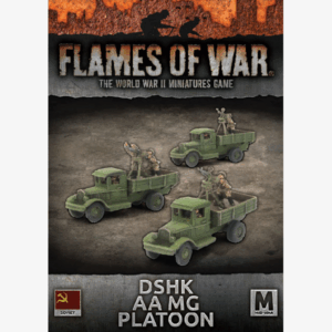 Soviet Army DshK AA MG Platoon