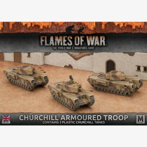 British Army Mid War Churchill Armoured troop