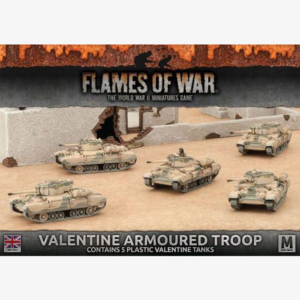 British Army Mid War Valentine Armoured Toop