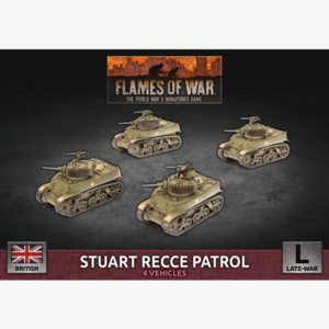British Army Stuart Recce Patrol