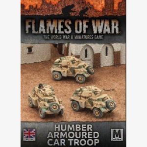 British army Desert Rats Humber Armoured Car Troop