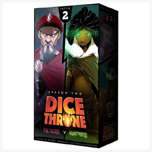 Dice Throne Season 2 Box 2, tactician vs Huntress