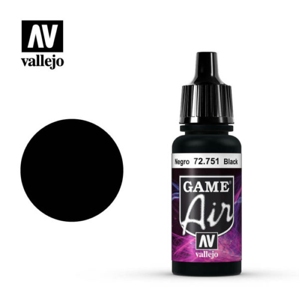 Game Air Acrylic Color Black