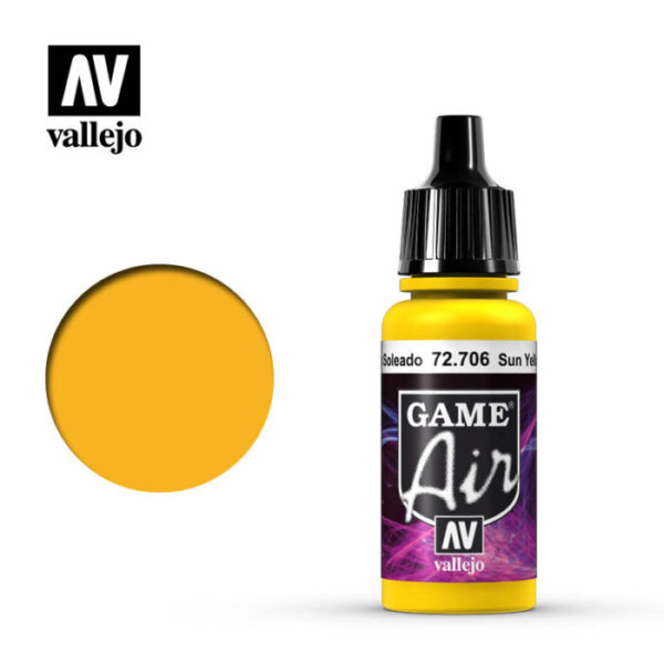 Game Air Acrylic Color Sun Yellow
