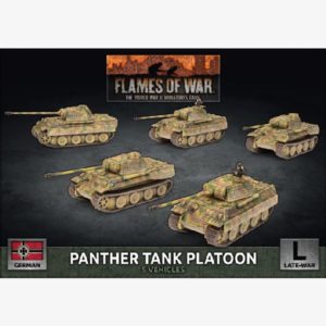 German Army Panther A Tank Platoon