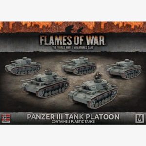 German Army Panzer III Platoon