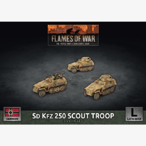 German Army Sd Kfz 250 Scout Troop