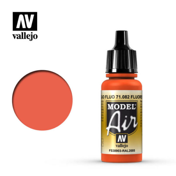 Model Air Acrylic Color Fuorescent Red