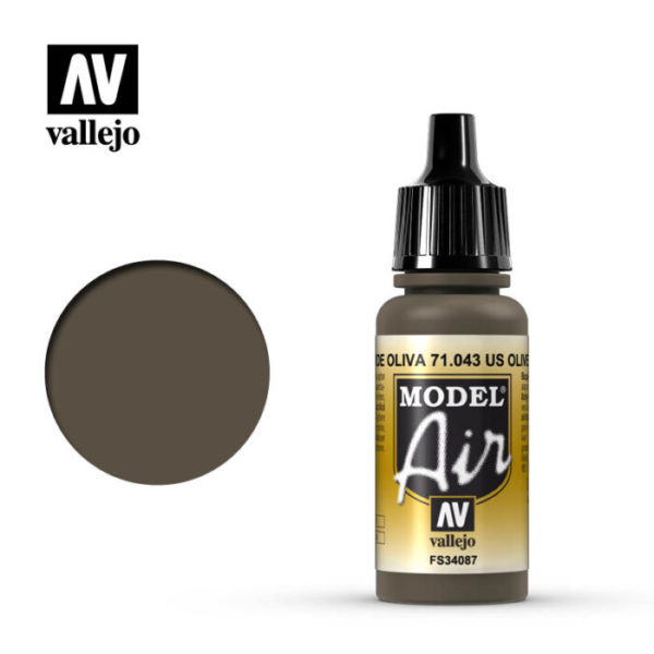 Model Air Acrylic Color US Olive Drab