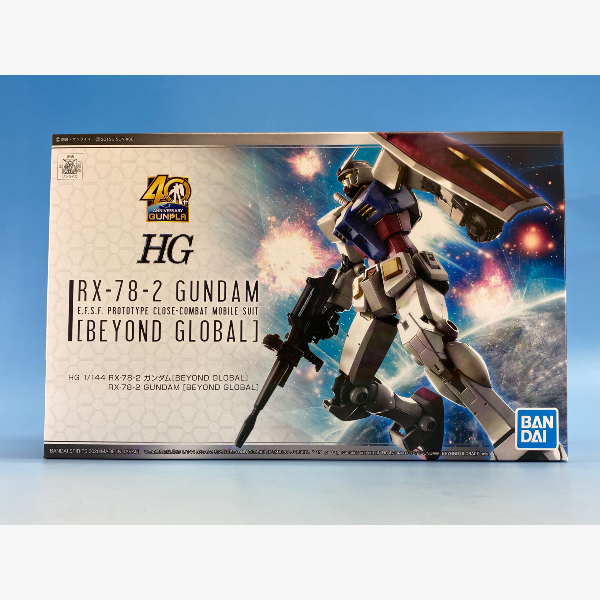 RX-78-2 Gundam (beyond Global) HGUC 1:144 scale model