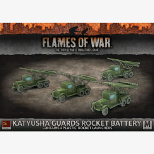 Soviet Army Katyusha Guards Rocket Battery