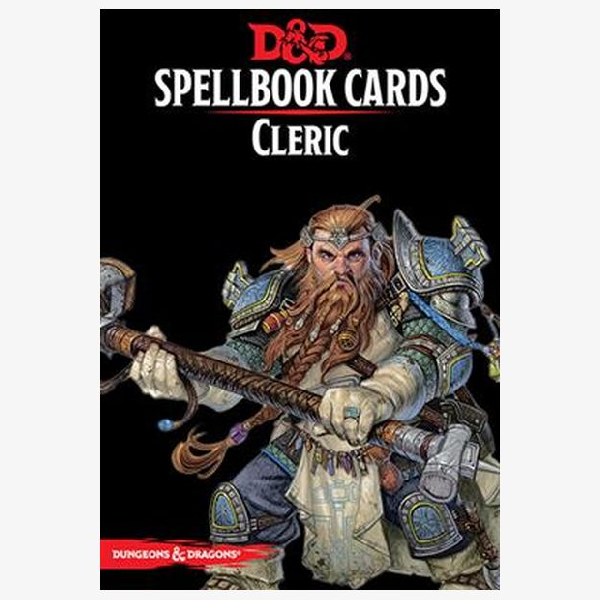 Spellbook cards Cleric