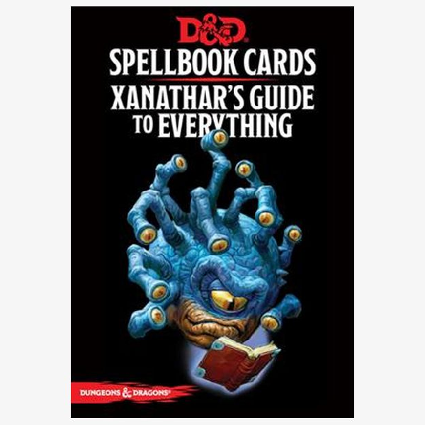 Spellbook cards Elemental & Xanathars Cards Engelstalig