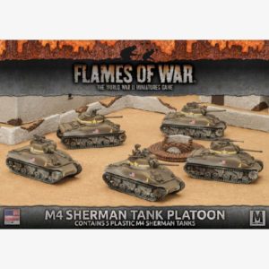 USA Army M4 Sherman Tank Platoon
