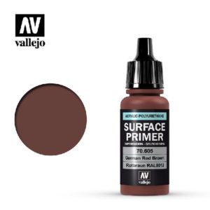 Surface Primer Acrylic Polyurethane German Red Brown