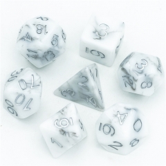 Dice Poly Brown Imitation Marble