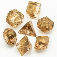 Dice Poly Swirl Shimmer Brown