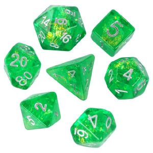 Dice Poly Candy Paper Green
