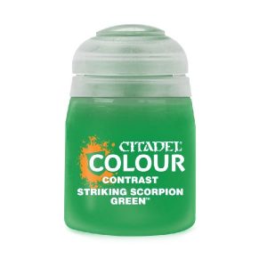 Contrast Striking Scorpion Green